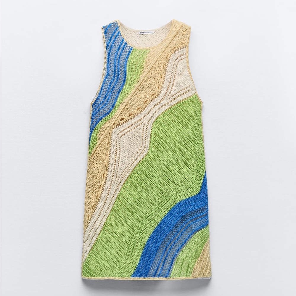 Crochet Dress Multicolored